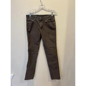 American Eagle Flex Corduroy Pants Olive Slim Mens 30x32